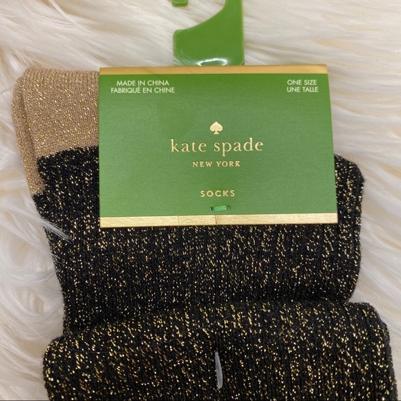 Kate Spade Metallic Over the Knee Socks - Picture 4 of 7